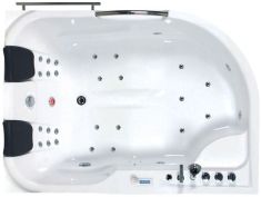 Wellis DUBLO E-Max™ akril hidromasszázs kád 180x130, 17020516-094
