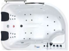 Wellis DUBLO Hydro™ akril hidromasszázs kád 180x130, mechanikus vezérlésű 17020516-090