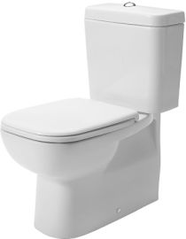 Duravit D-Code Monoblokkos WC, falsíkra illeszthető, mélyőblítésű, vario kifolyással 21180900002