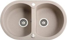 Marmorin DURO kétmedencés gránit mosogató, homok 130203007