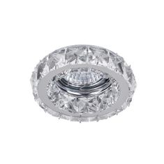 Elmark CR-773 kristály beépíthető lámpa, 1xMR16,GU5.3, 925773R/CL