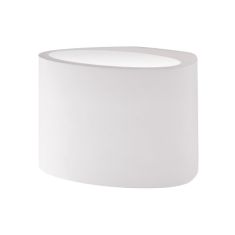 Elmark GYPSUM fali lámpa, G9, 20W, fehér, 92GDL12W