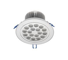 Elmark GL 222 beépíthető lámpa, LED, 1W, 2700-3000K/meleg fehér, alumínium, 92LED222WW