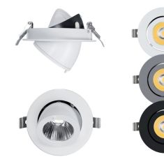 Elmark SKY TLOM 180 beépíthető lámpa, LED, 20W, 6400K/hideg fehér, szürke, 93TLOM180CW/GR