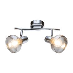 Elmark ADDY mennyezeti spot lámpa, 2xE14, króm/füst, 955ADDY2/CH