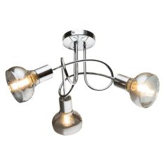 Elmark ADDY mennyezeti lámpa, 3xE14, króm/füst, 955ADDY31/CH