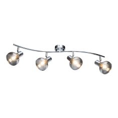 Elmark ADDY mennyezeti spot lámpa, 4xE14, króm/füst, 955ADDY4/CH