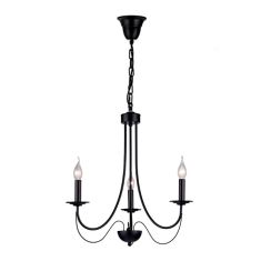 Elmark ANGELA csillár, 3xE14, fekete, 955ANGELA3