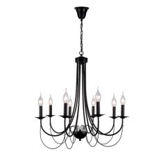 Elmark ANGELA csillár, 8xE14, fekete, 955ANGELA8