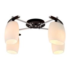 Elmark CECIL mennyezeti lámpa, 4xE27, wenge/króm/fehér, 955CECIL4