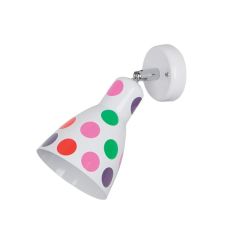 Elmark DOTS fali spot lámpa, 1xE27, fehér/színes, 955DOTS1S