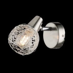 Elmark JULIE fali spot lámpa, 1xE14, szatén nikkel/alumínium, 955JULIE1W