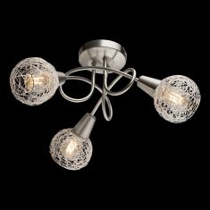 Elmark JULIE mennyezeti lámpa, 3xE14, szatén nikkel/alumínium, 955JULIE3R