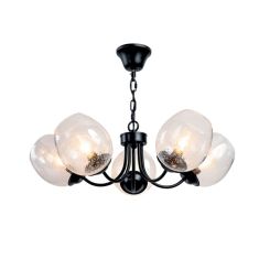 Elmark KAYLA csillár, 5xE14, fekete, 955KAYLA5