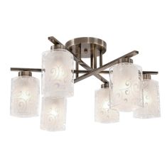 Elmark LEXI mennyezeti lámpa, 6xE27, antik réz, 955LEXI6/AB