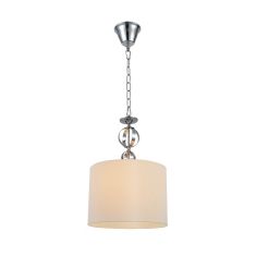 Elmark MAYA függőlámpa, 1xE27, króm/fehér, 955MAYA1P