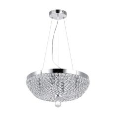 Elmark NIA kristály csillár, 4xE14, króm, 955NIA4