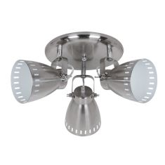 Elmark NOAH mennyezeti spot lámpa, 3xE27, szatén nikkel, 955NOAH3R