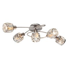 Elmark SHEEN mennyezeti lámpa, 5xE14, szatén nikkel, 955SHEEN5/SN