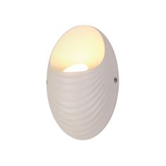 Elmark SHELL fali lámpa, LED, 5W, 4000K/természetes fehér, fehér, 955SHELL1W/WH