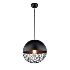 Elmark UNION függőlámpa, 1xE27, fekete, 955UNION1