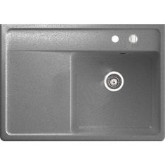 Marmorin EWIT egymedencés gránit mosogató, csepegtetővel, szürke 515113003