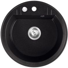 Ferro MEZZO II gránit mosogató, d51 cm, grafit, DRGM1/51BA