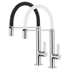 Teka FO 937 mosogató csaptelep, flexibilis kifolyóval, fekete, 62937020FN