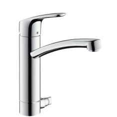 Hansgrohe FOCUS E2 egykaros mosogató csaptelep, elzárószeleppel, króm 31803000