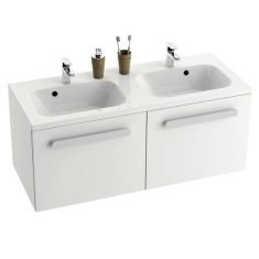 Ravak SD CHROME 1200 mosdószekrény dupla mosdóhoz 120x49x47 fehér/fehér X000000536