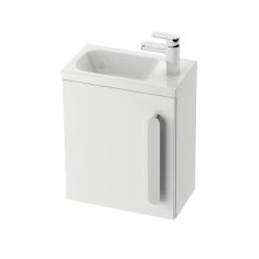 Ravak Ajtó SD 400 CHROME mosdószekrényhez jobbos fehér X000000541