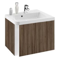 Ravak 10° SD 650 L mosdószekrény, 65x53,5x45 cm, sötét dió X000000747