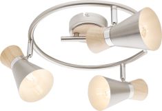 GLOBO AERON mennyezeti lámpa, E14, 3x25W, matt nikkel 54807-3