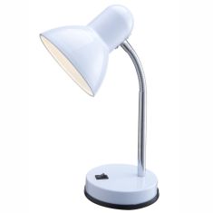 GLOBO BASIC asztali lámpa, fehér, króm, 1xE27 2485