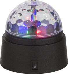 GLOBO DISCO asztali lámpa, LED, 3x0,06W, fekete 28014