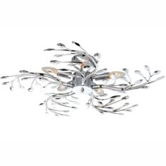 GLOBO FLASH mennyezeti lámpa, króm, 5xE14, 68546-5