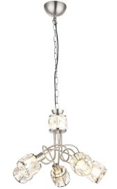 GLOBO KRIS csillár, E14, 5x40W, króm 54356-5H