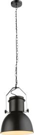 GLOBO KUTUM függőlámpa, E27, 1x40W, fekete 15283