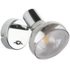 GLOBO LOTHAR fali lámpa, E14, 1x40W, króm 54921-1