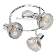 GLOBO LOTHAR mennyezeti lámpa, E14, 3x40W, króm 54921-3