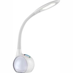 GLOBO TARRON asztali lámpa, fehér, színkeverős, 1 db LED izzó, 2 db RGB LED izzó 58278