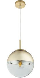 GLOBO VARUS függőlámpa, E27, 1x60W, d20cm, arany 15855