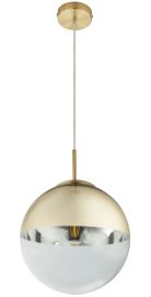 GLOBO VARUS függőlámpa, E27, 1x60W, d25cm, arany 15856