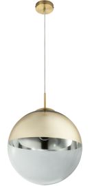 GLOBO VARUS függőlámpa, E27, 1x60W, d33cm, arany 15858