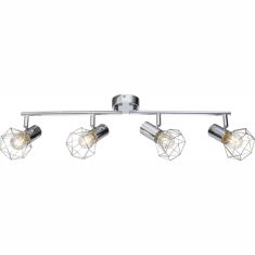 GLOBO XARA I mennyezeti lámpa, fényes króm, 4xE14 54802-4