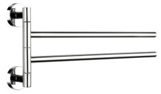 Ferro GRACE kétágú törölközőtartó, 36 cm, króm AC16