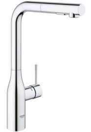 Grohe ESSENCE egykaros mosogató csaptelep, kihúzható zuhanyfejes, króm 30270000
