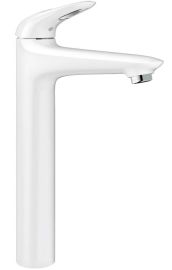 Grohe EUROSTYLE egykaros mosdó csaptelep, leeresztőgarnitúrával, XL-méret, fehér 23570LS3