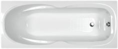 H2O MOLLY egyenes akril kád, 170x70 cm, kartámasszal, csúszásgátló résszel 07201803-003