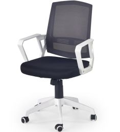 ASCOT forgószék, TILT mechanika, fekete/fehér/szürke színű, 55x57x94-104x49-59 cm HM0961